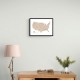 Taupe watercolor US map