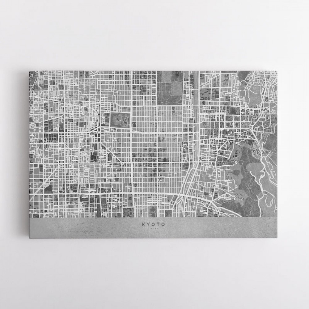 Gray Map of Kyoto