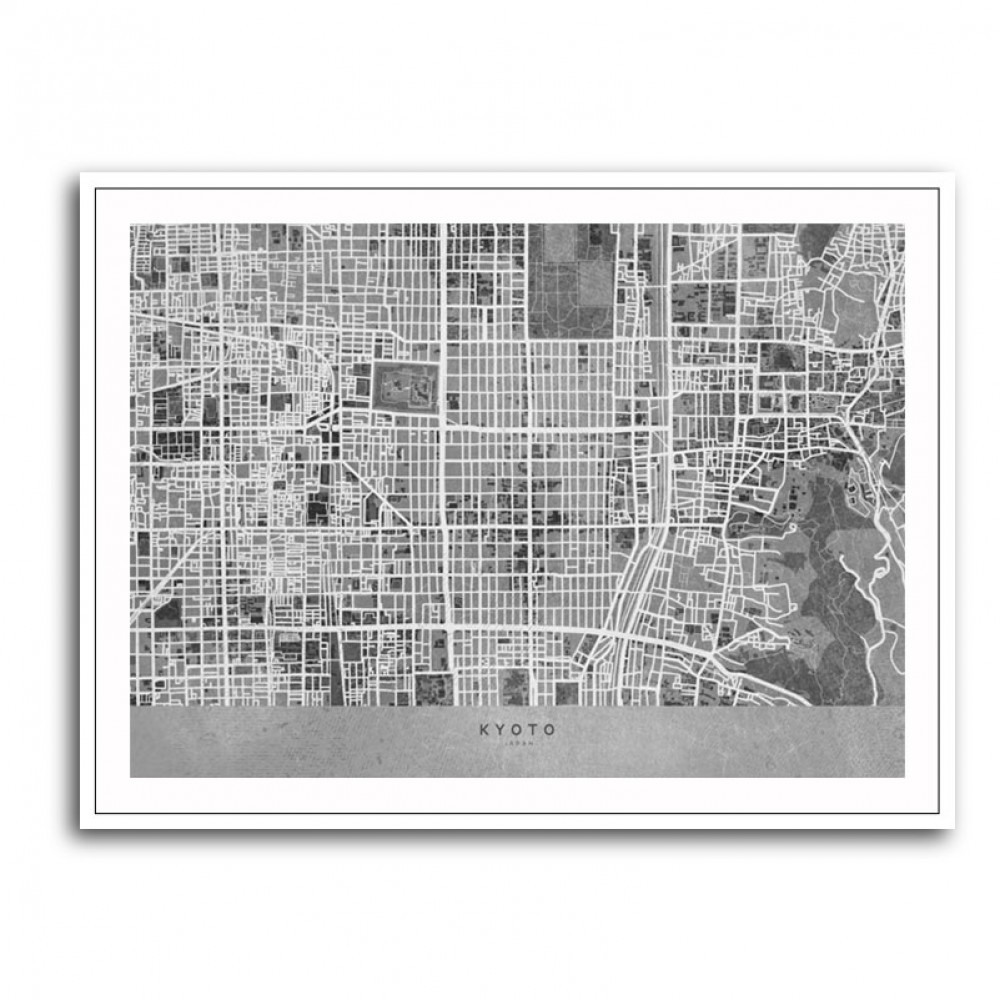 Gray Map of Kyoto