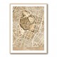 Sepia map of Tokyo