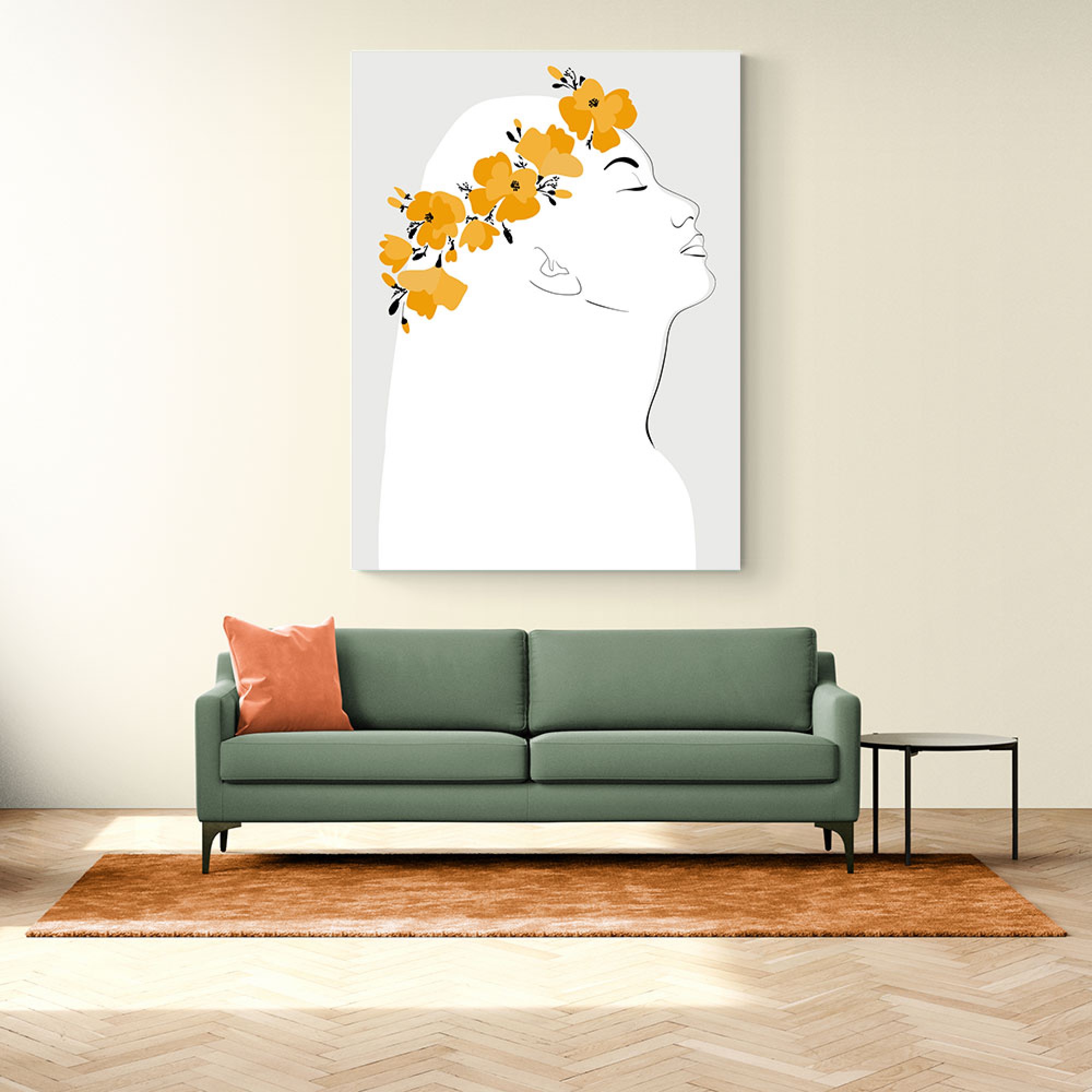 Floal Orly portrait Wall Art