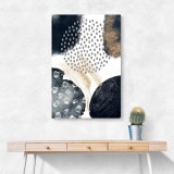 Abstract Black and Gold 3 Wall Art