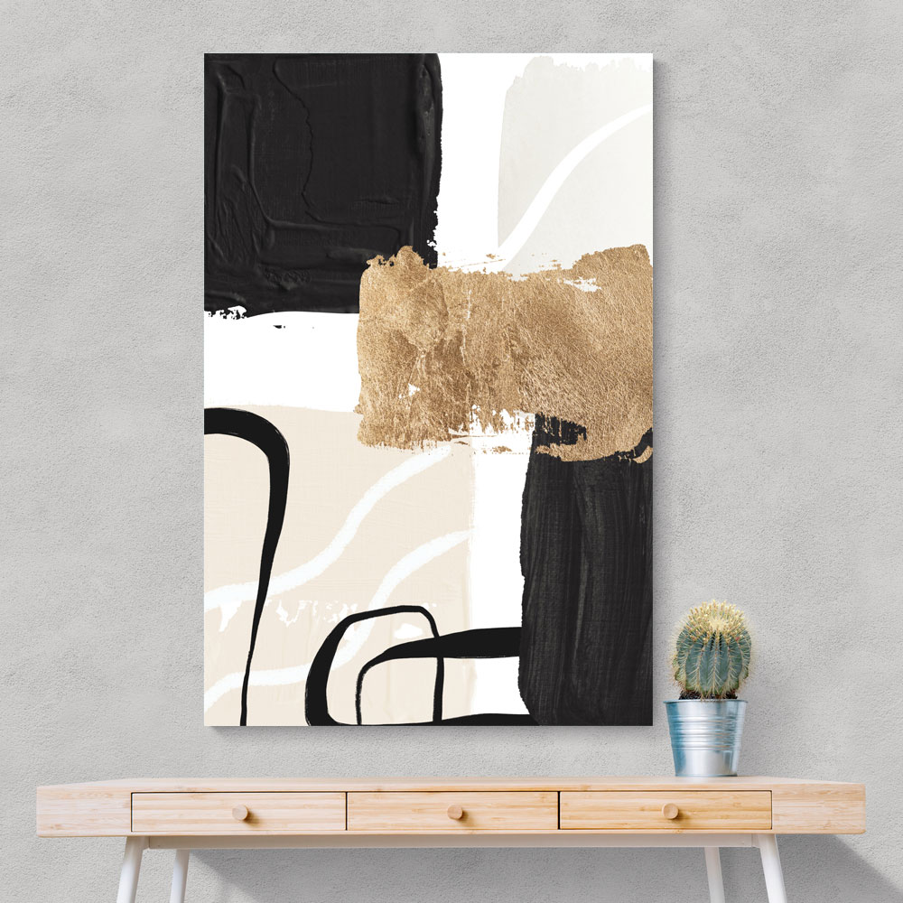 Abstract Black and Gold 4