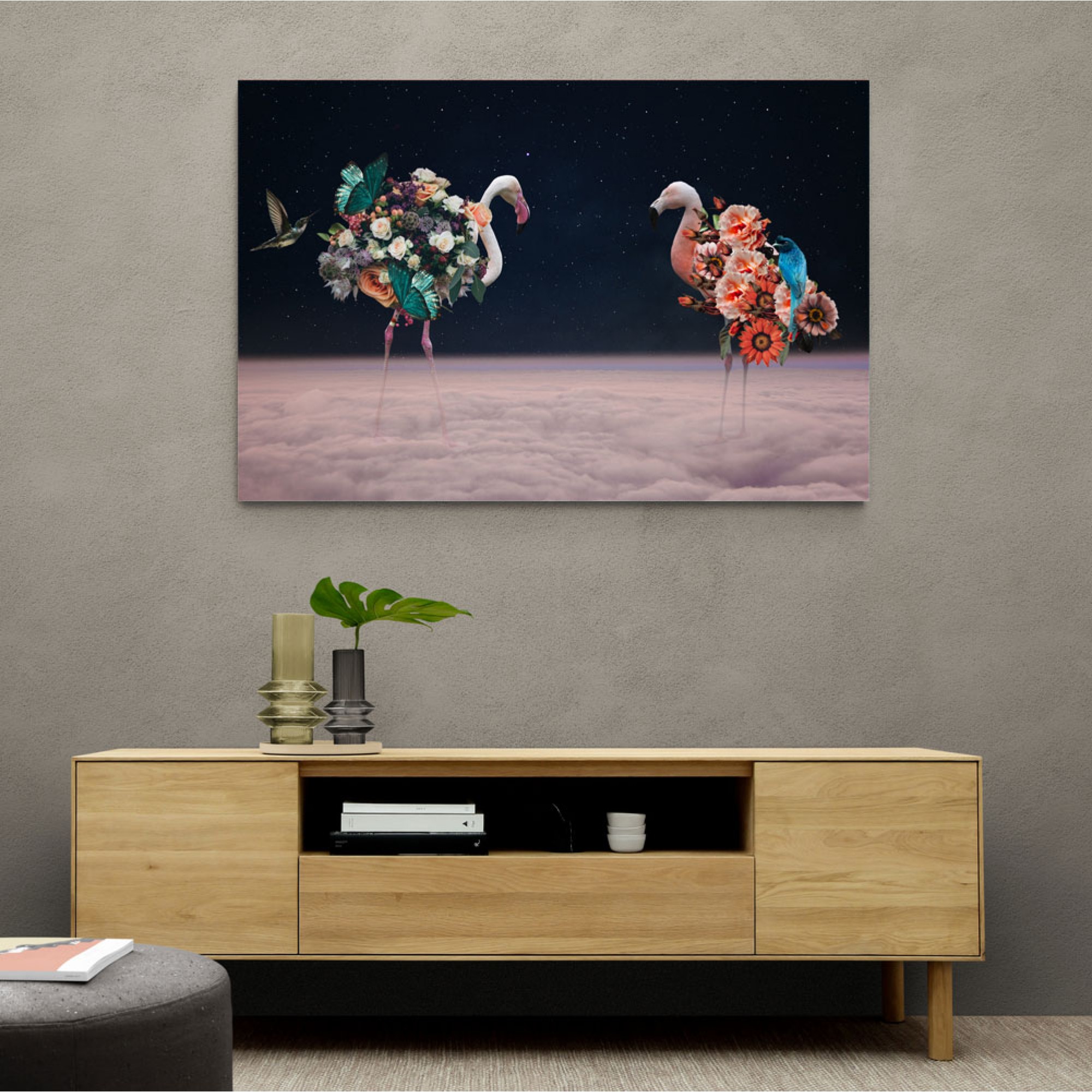 Flamingos Wall Art