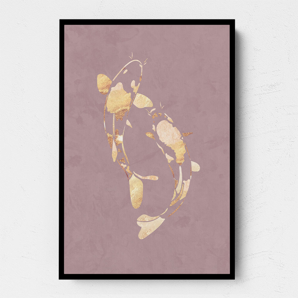 Pink Gold Koi Fish 1