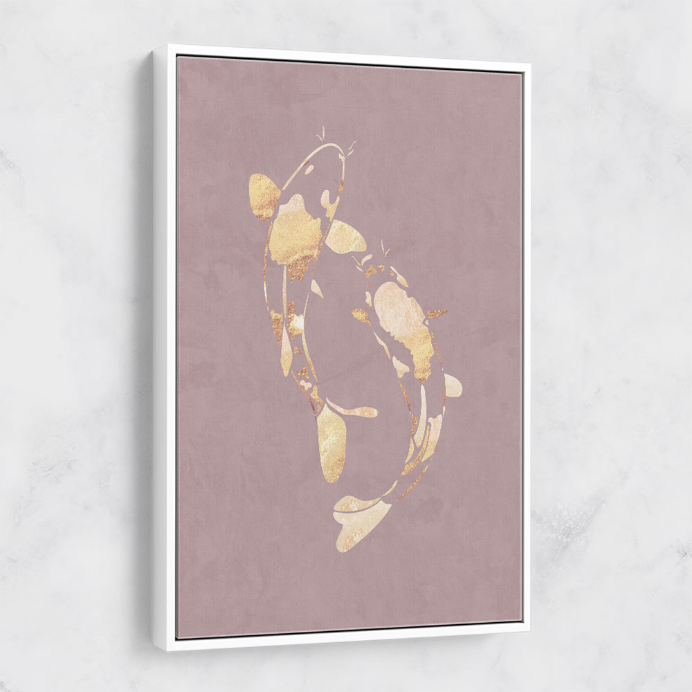 Pink Gold Koi Fish 1