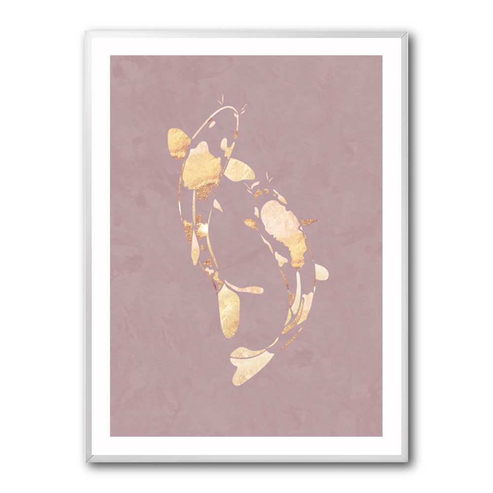 Pink Gold Koi Fish 1