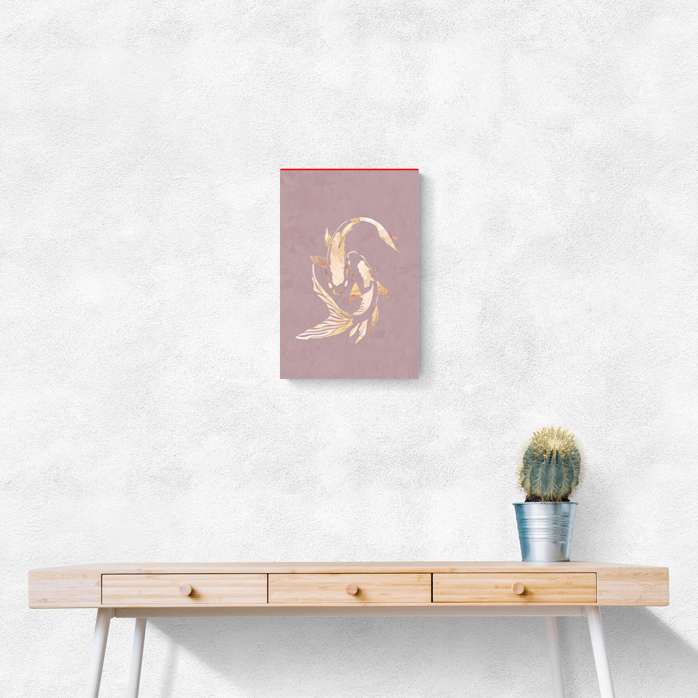 Pink Gold Koi Fish 2