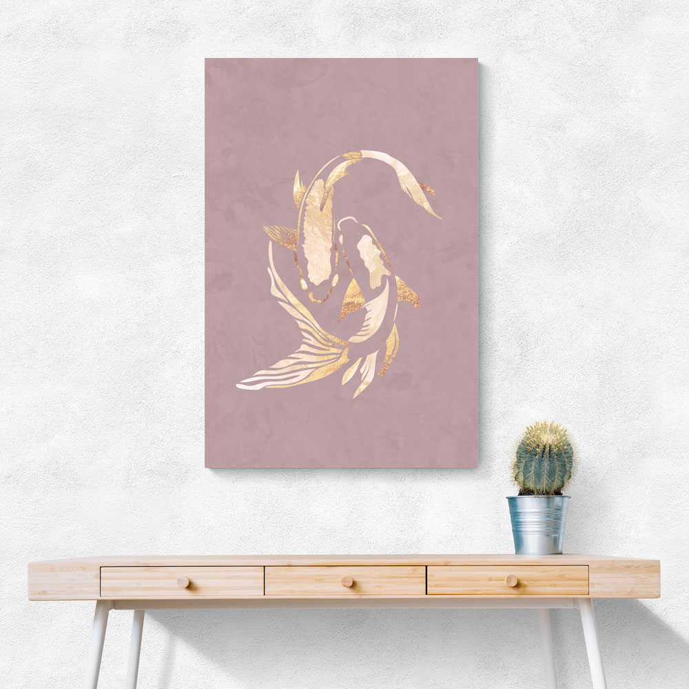 Pink Gold Koi Fish 2