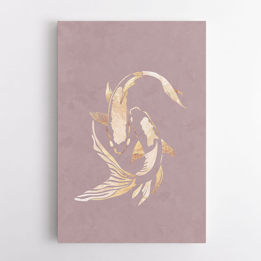 Pink Gold Koi Fish 2