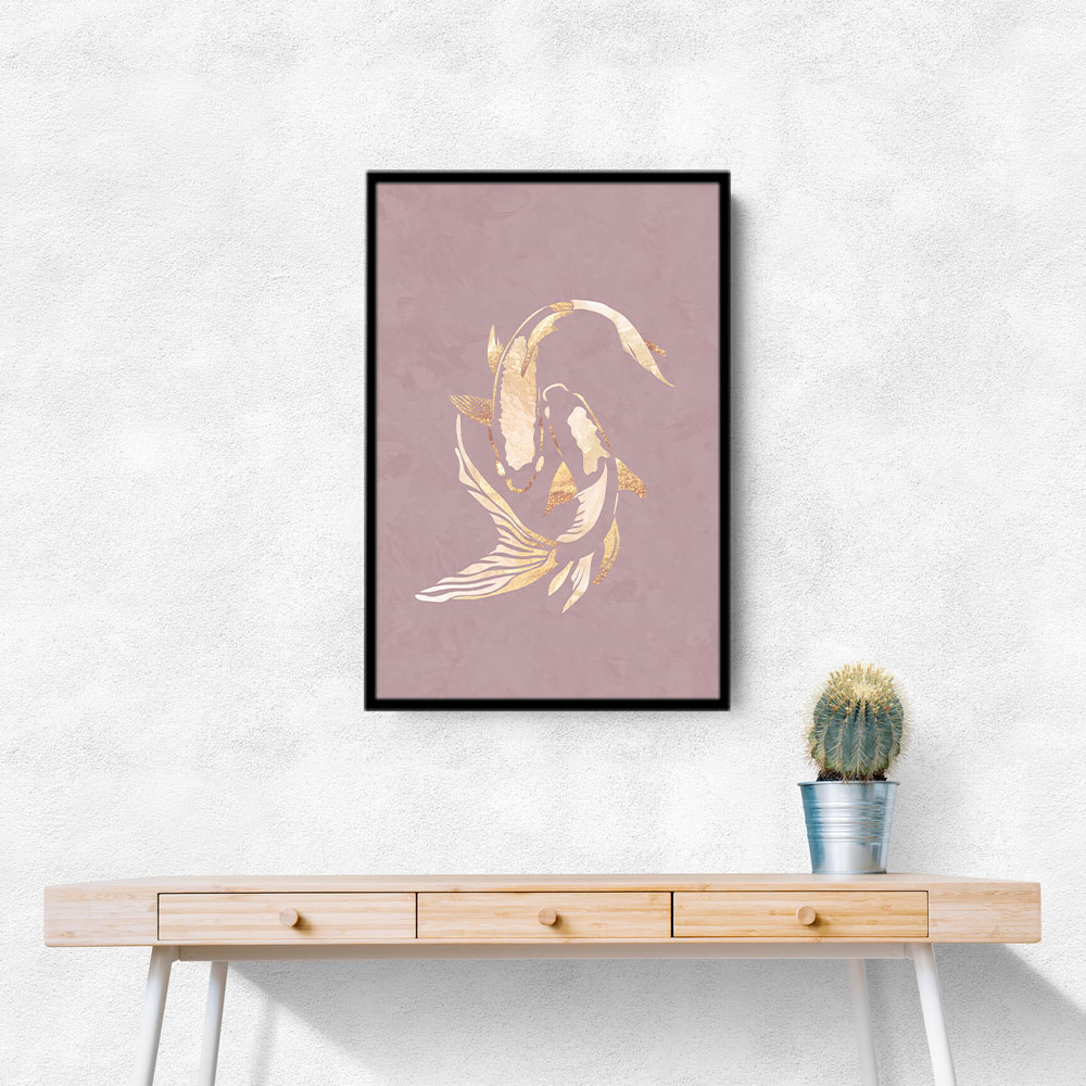 Pink Gold Koi Fish 2