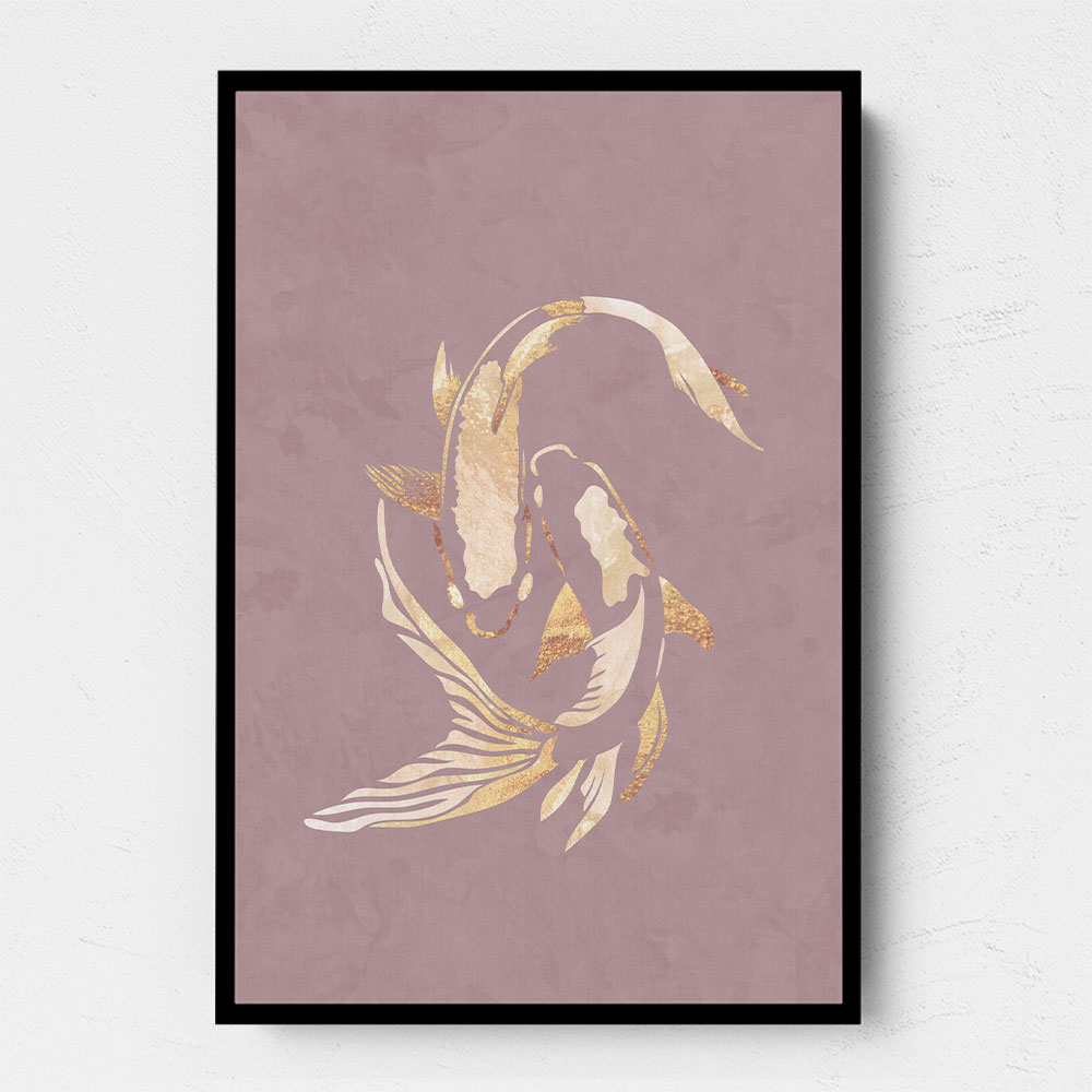 Pink Gold Koi Fish 2