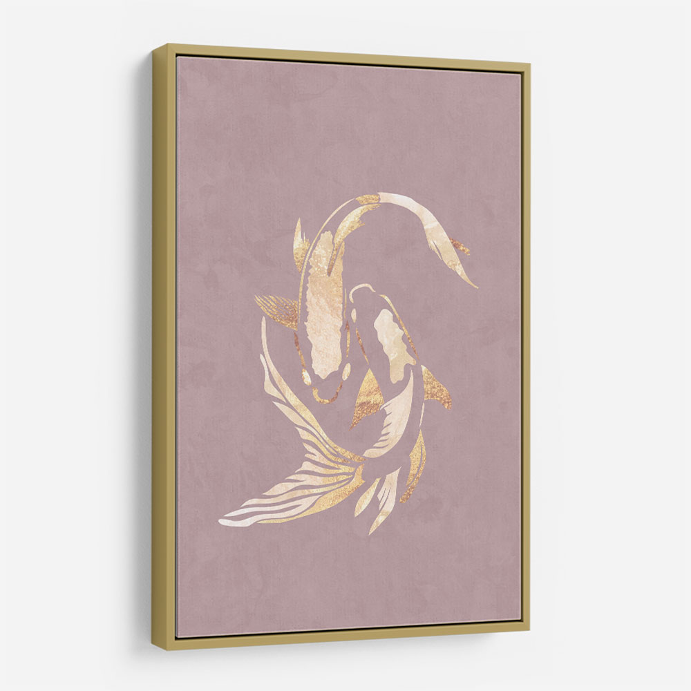 Pink Gold Koi Fish 2