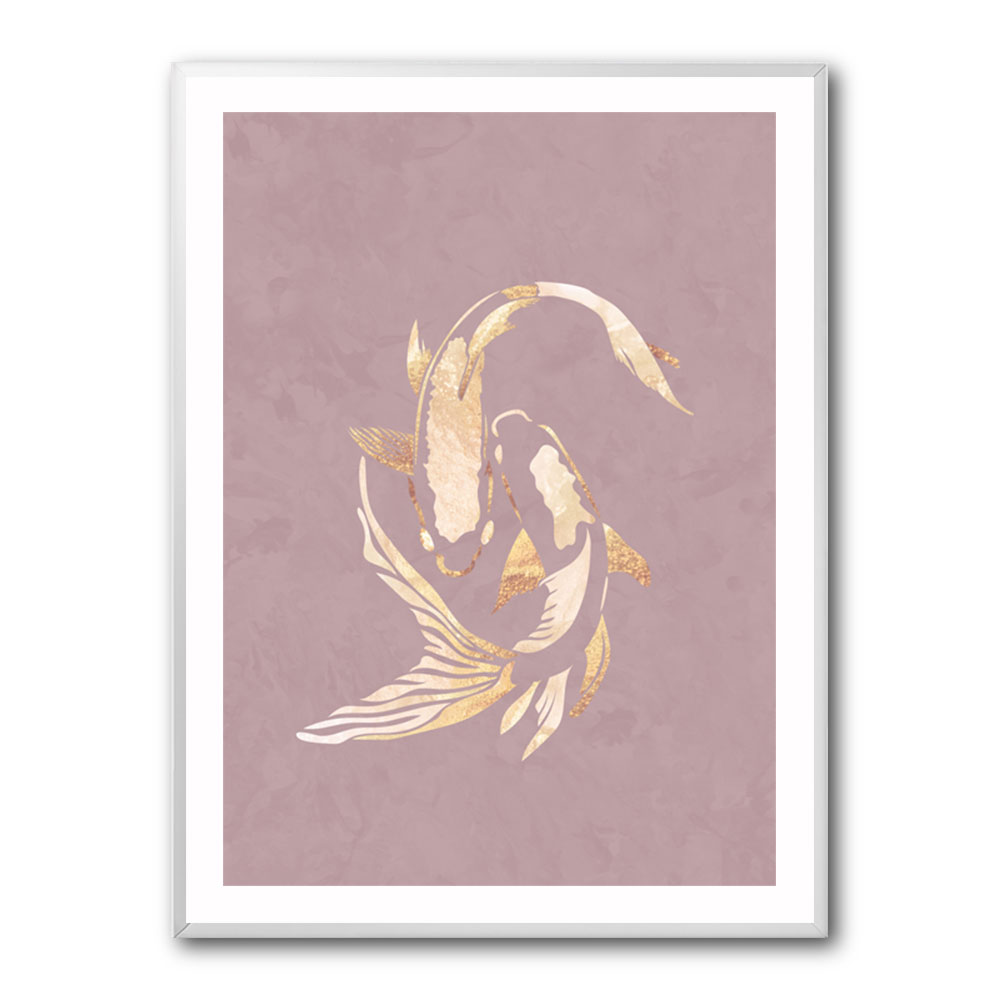 Pink Gold Koi Fish 2