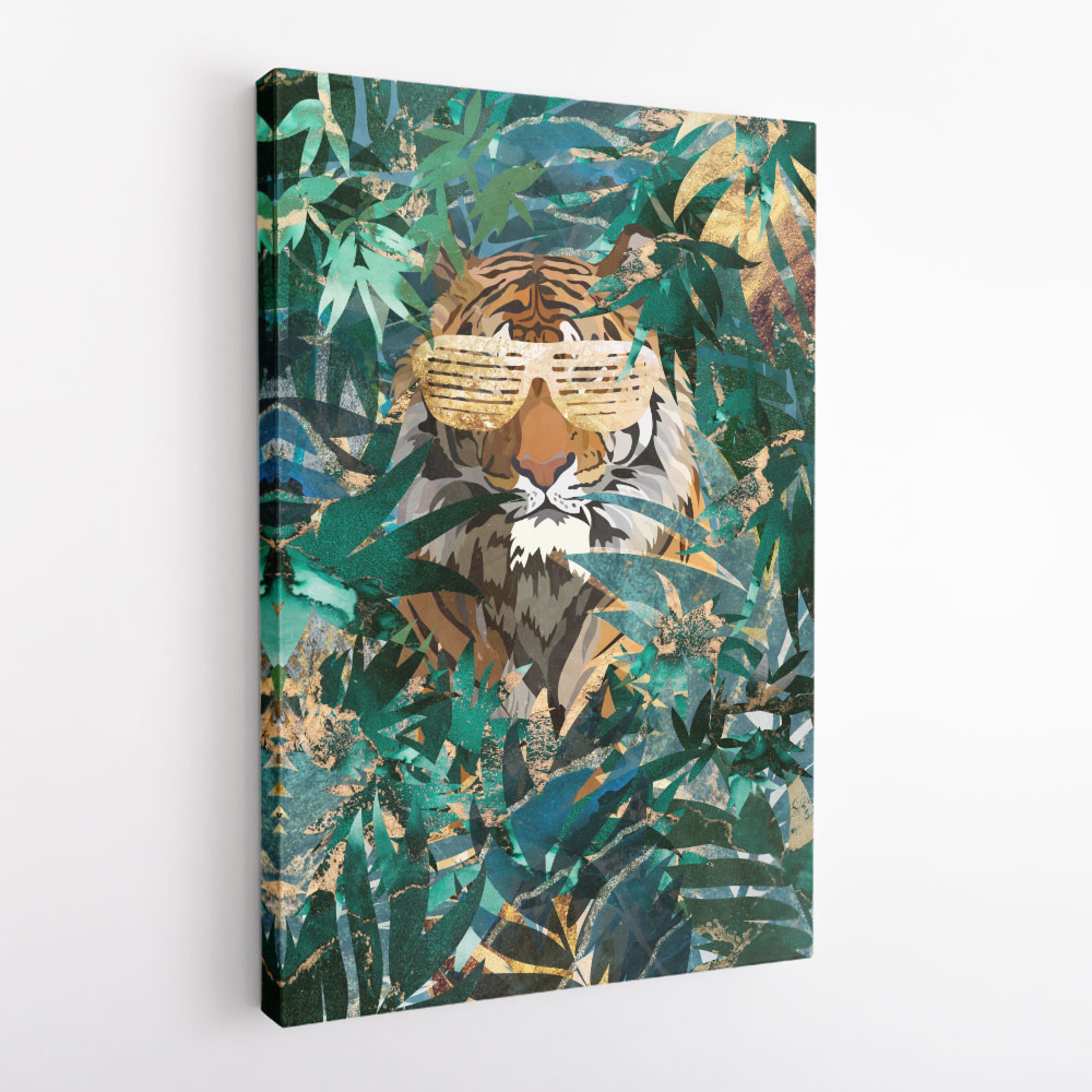 RaB Tiger In The Jungle Wall Art