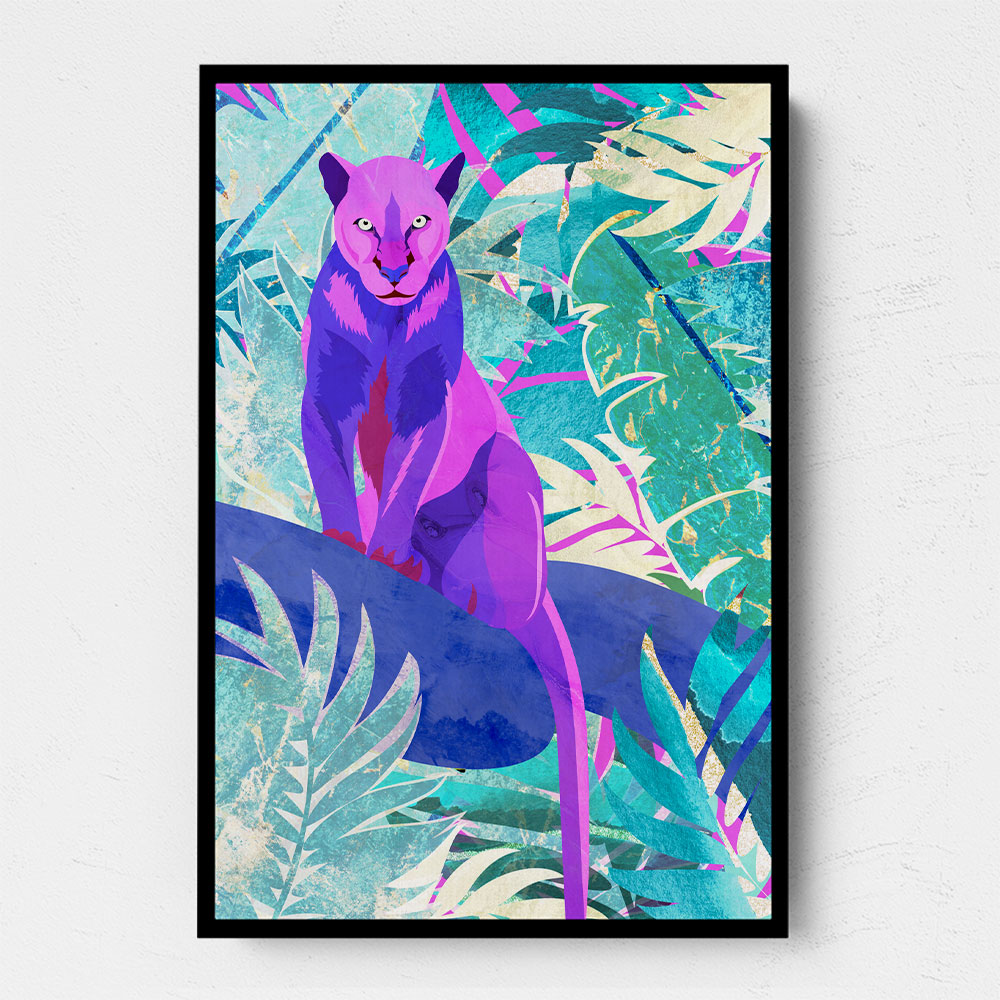 Pink Panther In The Neon Jungle