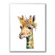 Giraffe With Flowers