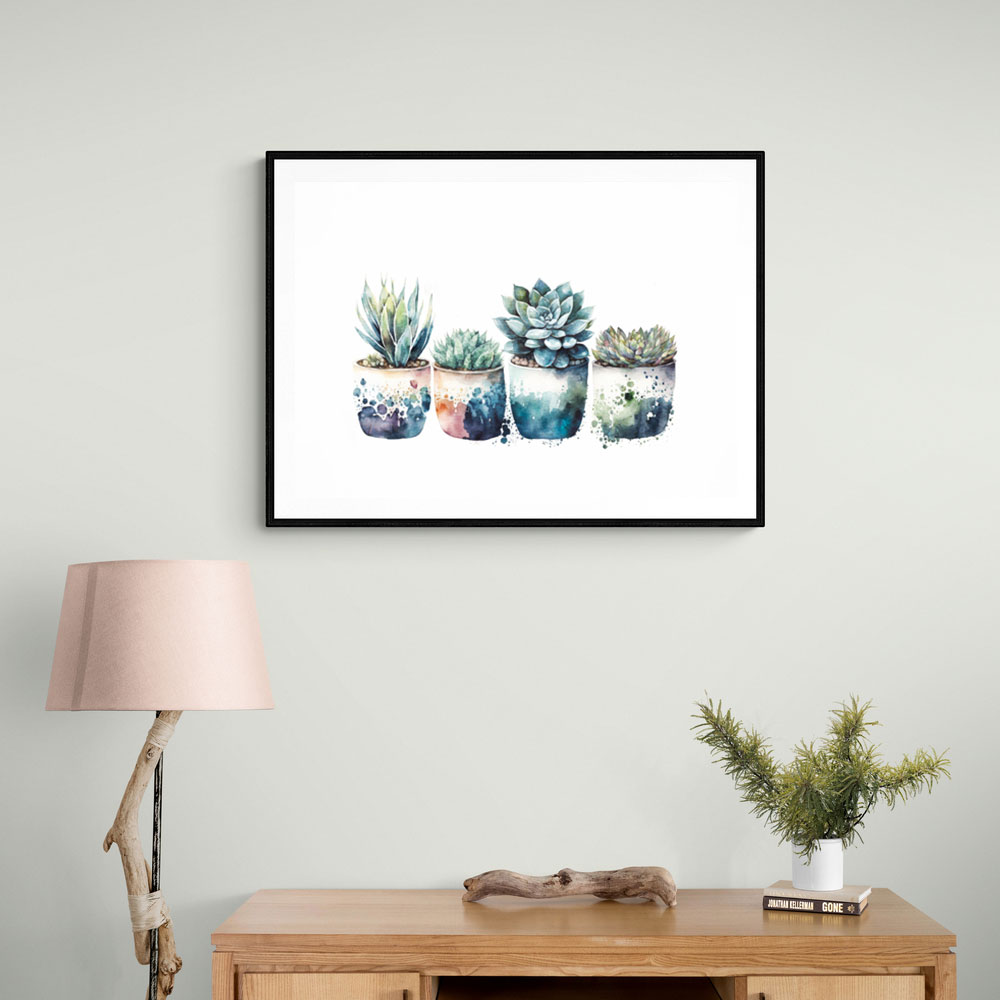 Blue Shades Succulents