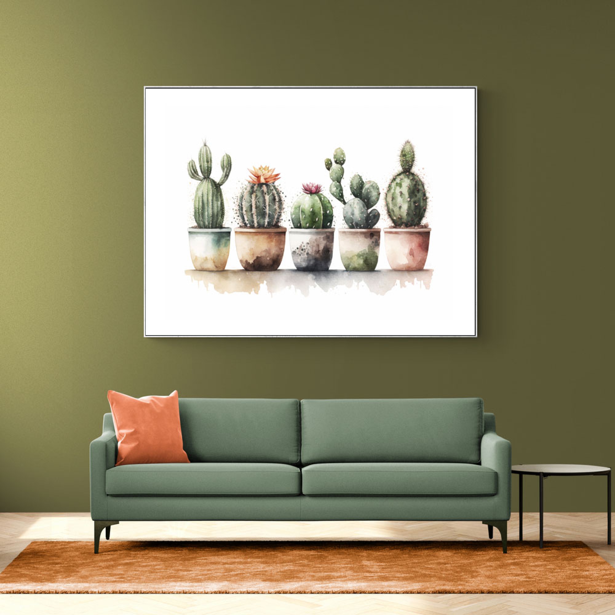 Flowering Cacti Wall Art