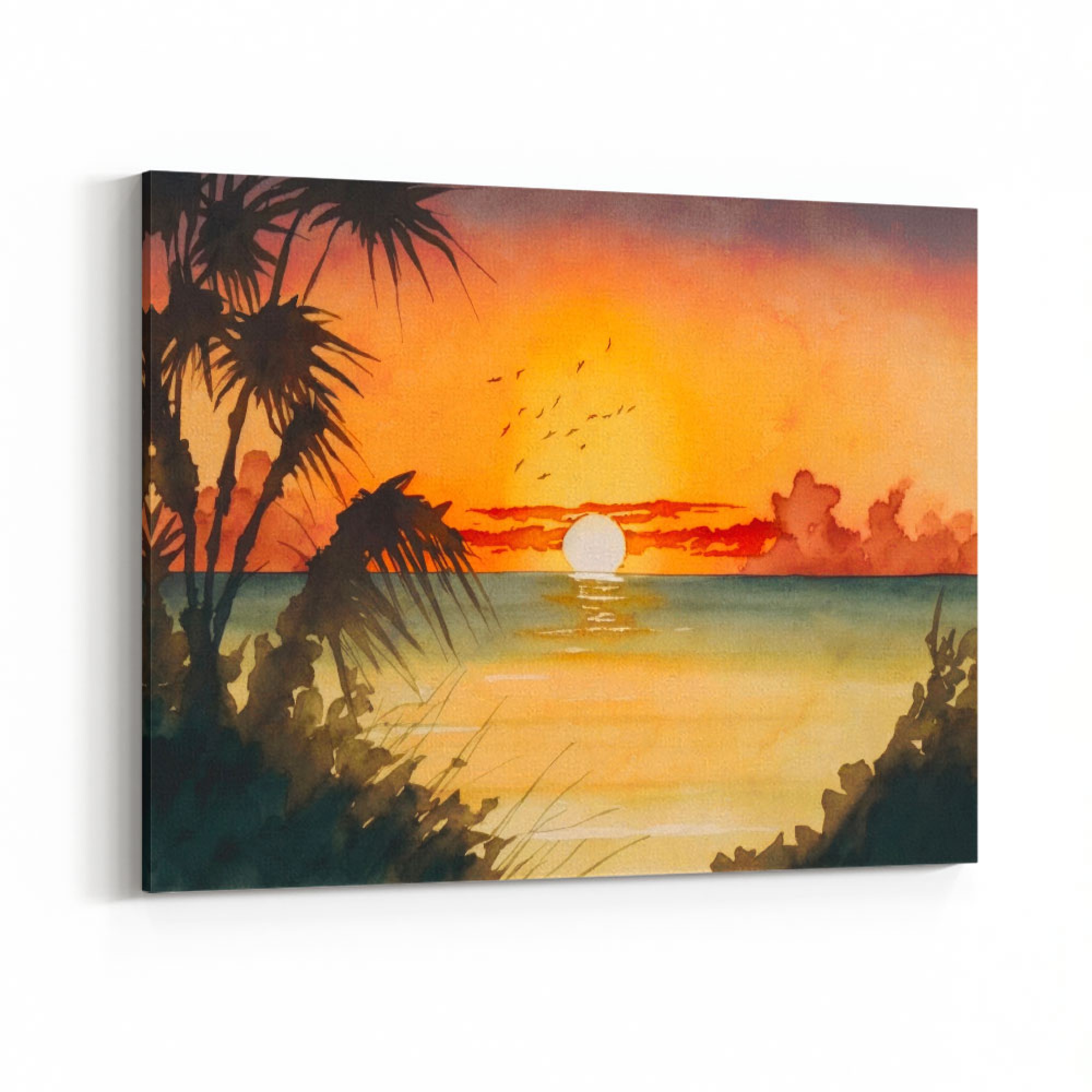 Sun in the Water Wall Art