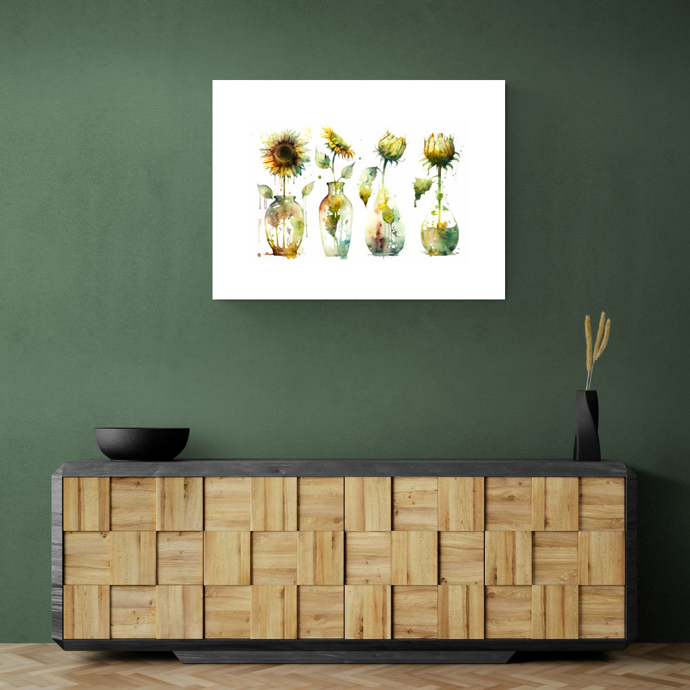 Sunflowers in a Vase