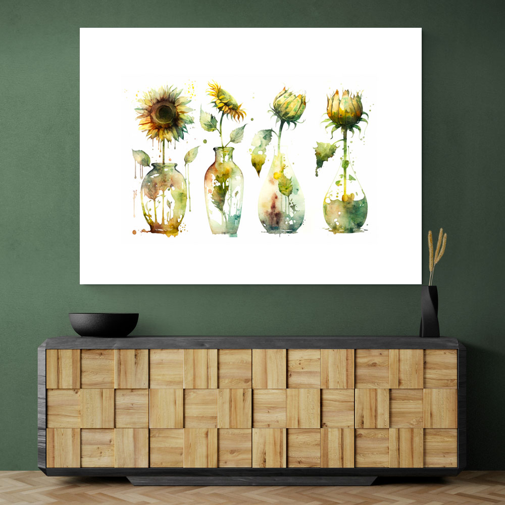 Sunflowers in a Vase