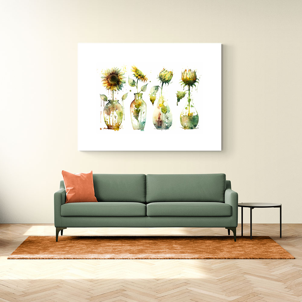 Sunflowers in a Vase