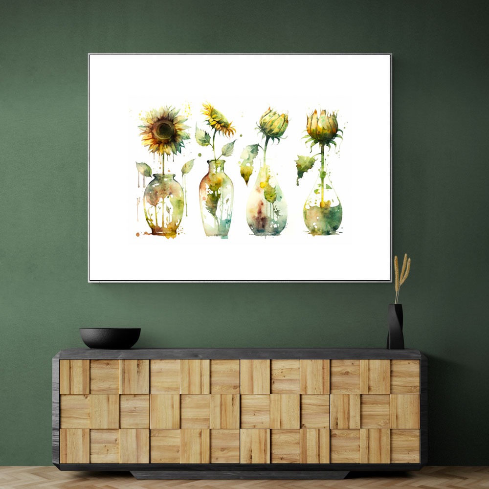 Sunflowers in a Vase