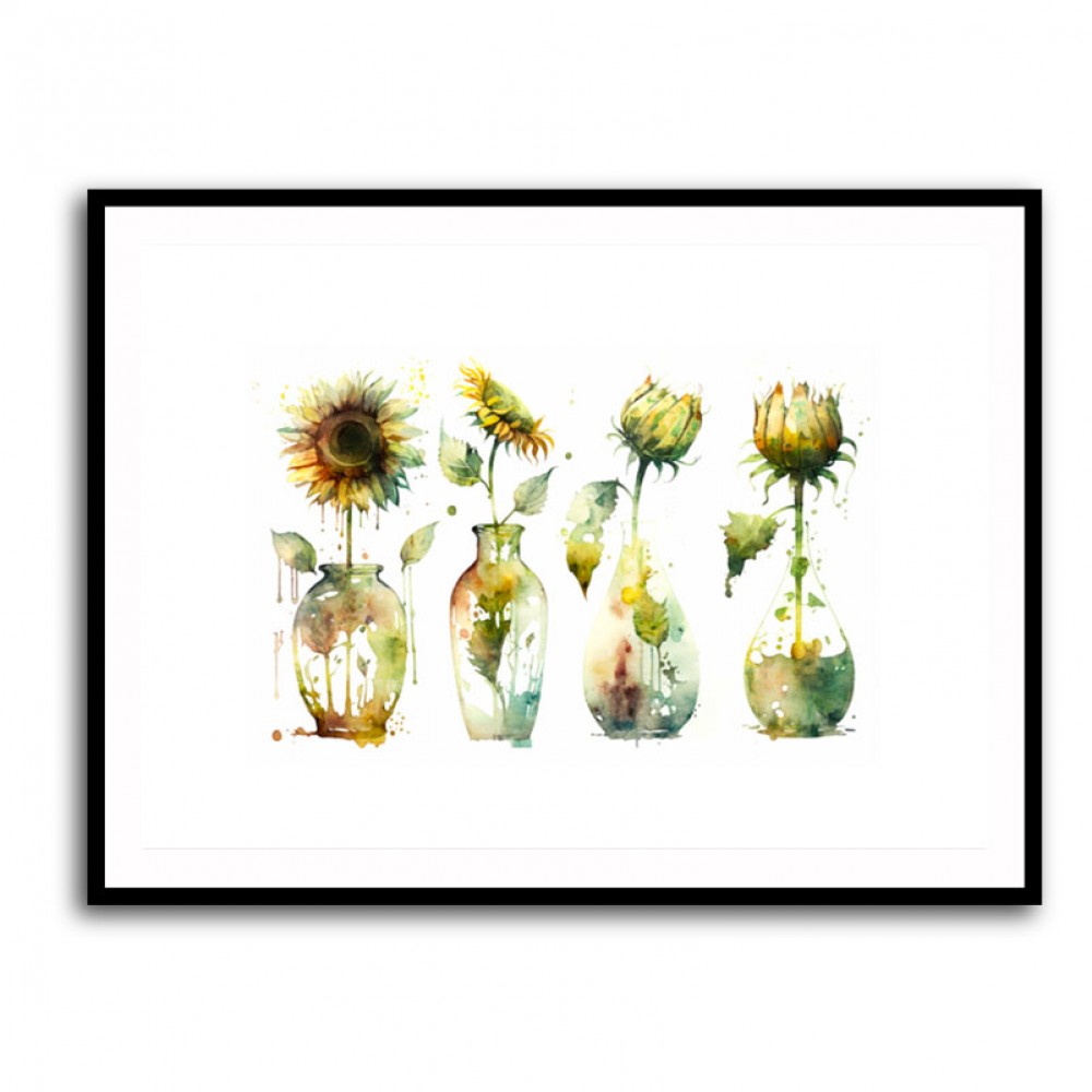 Sunflowers in a Vase