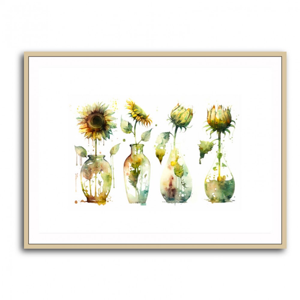 Sunflowers in a Vase