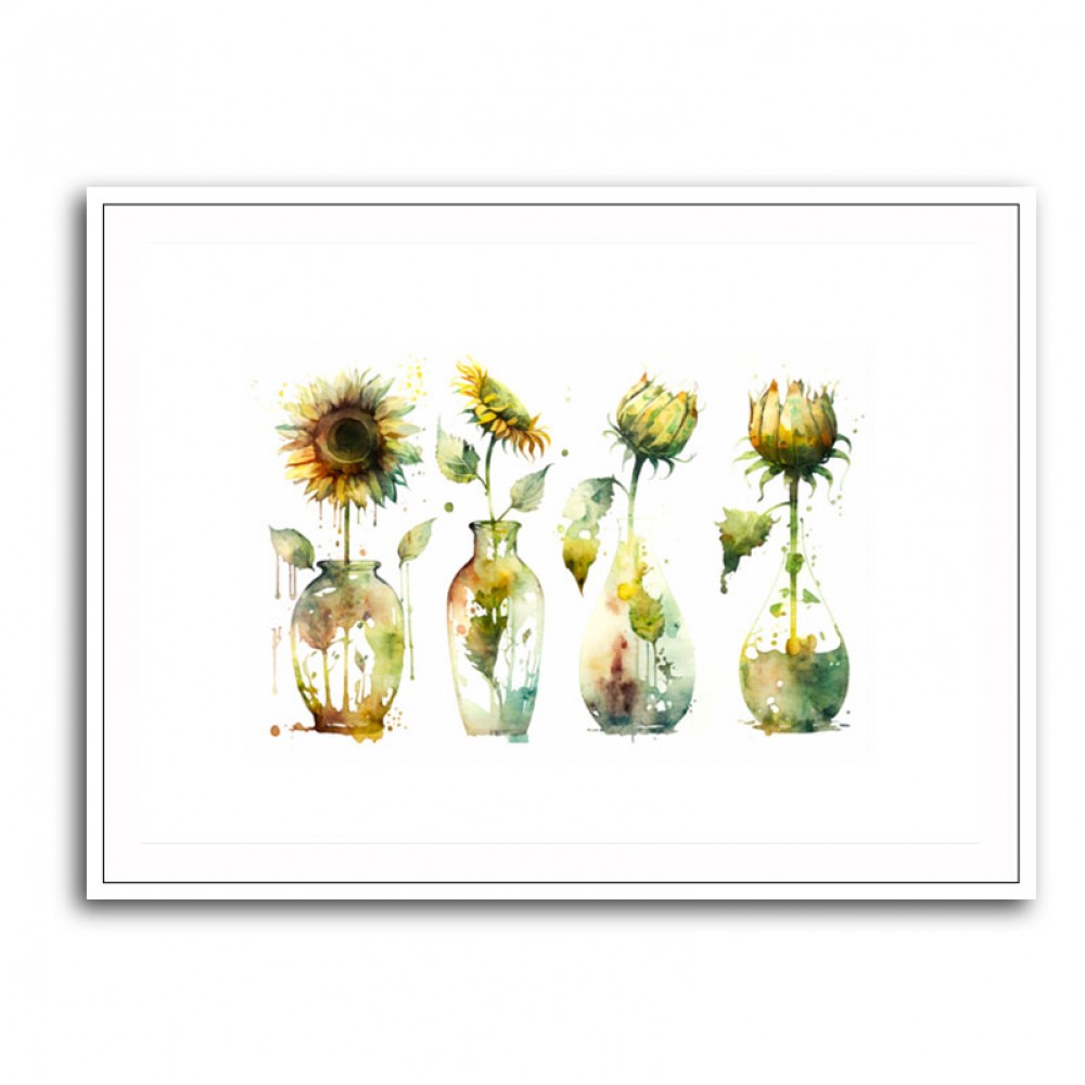 Sunflowers in a Vase