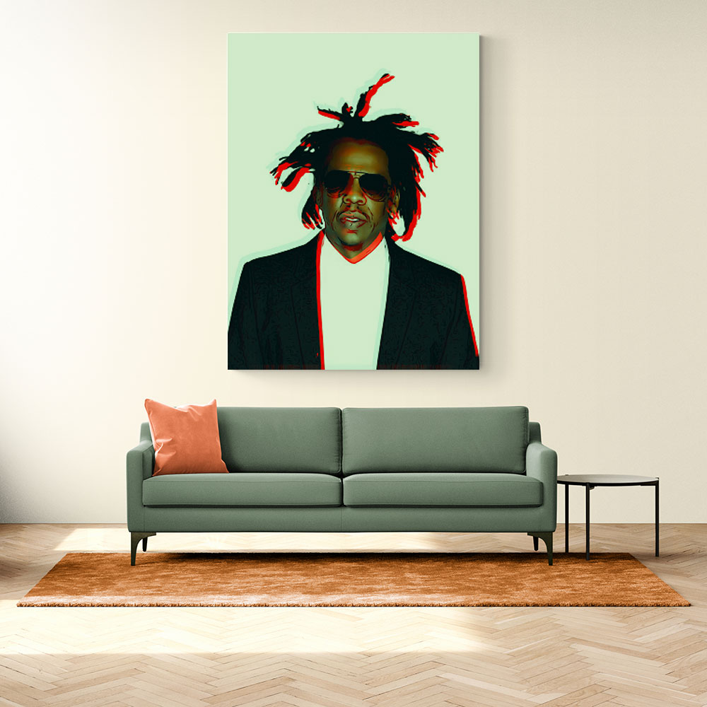 Jay Z Pop Art Style Wall Art