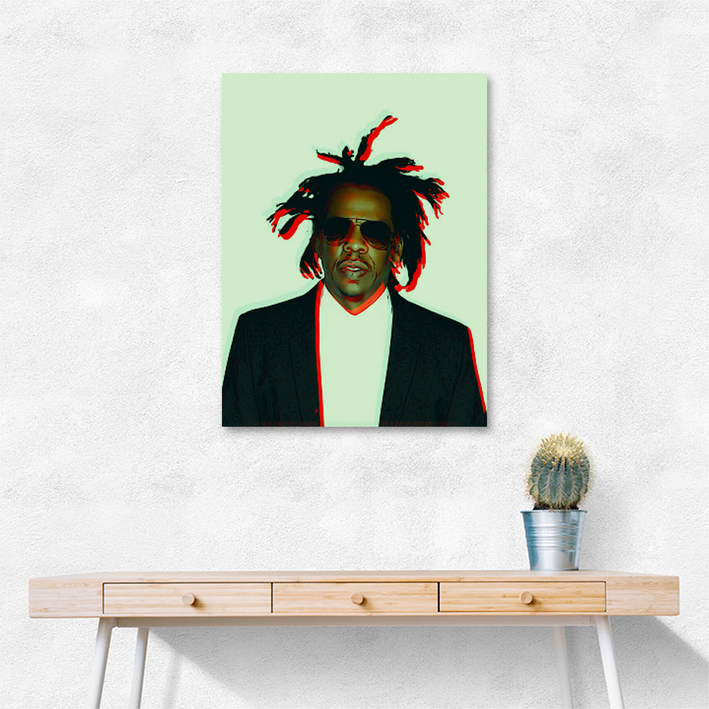 Jay Z Pop Art Style Wall Art