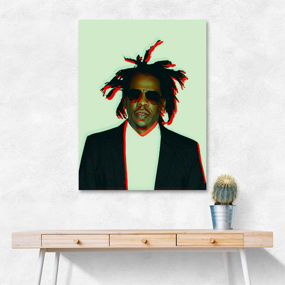 Jay Z Pop Art Style Wall Art