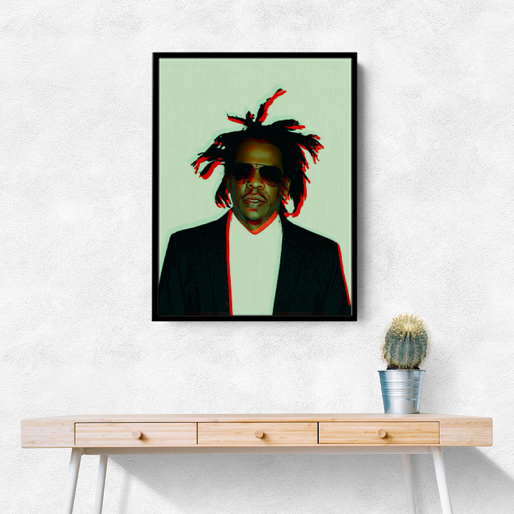 Jay Z Pop Art Style Wall Art