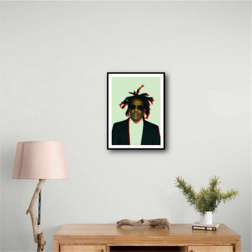 Jay Z Pop Art Style Wall Art