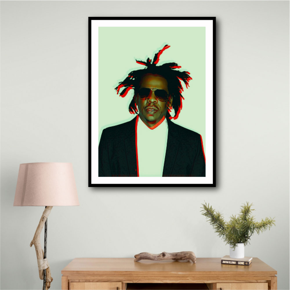 Jay Z Pop Art Style Wall Art