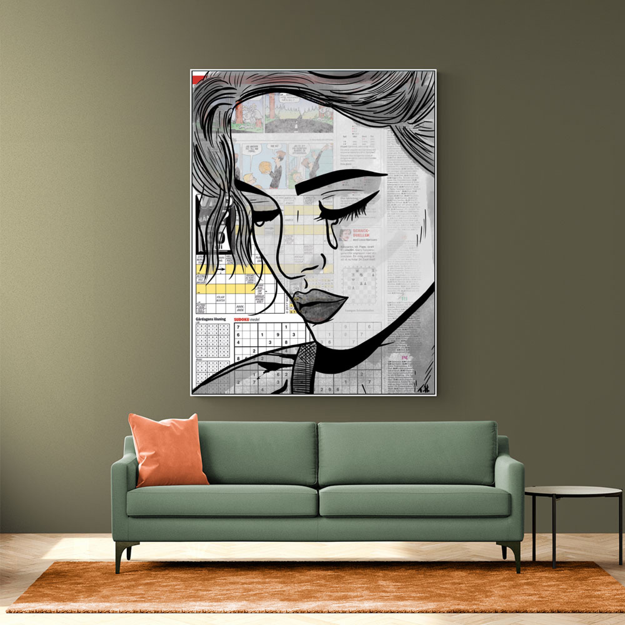 Paper Girl Wall Art