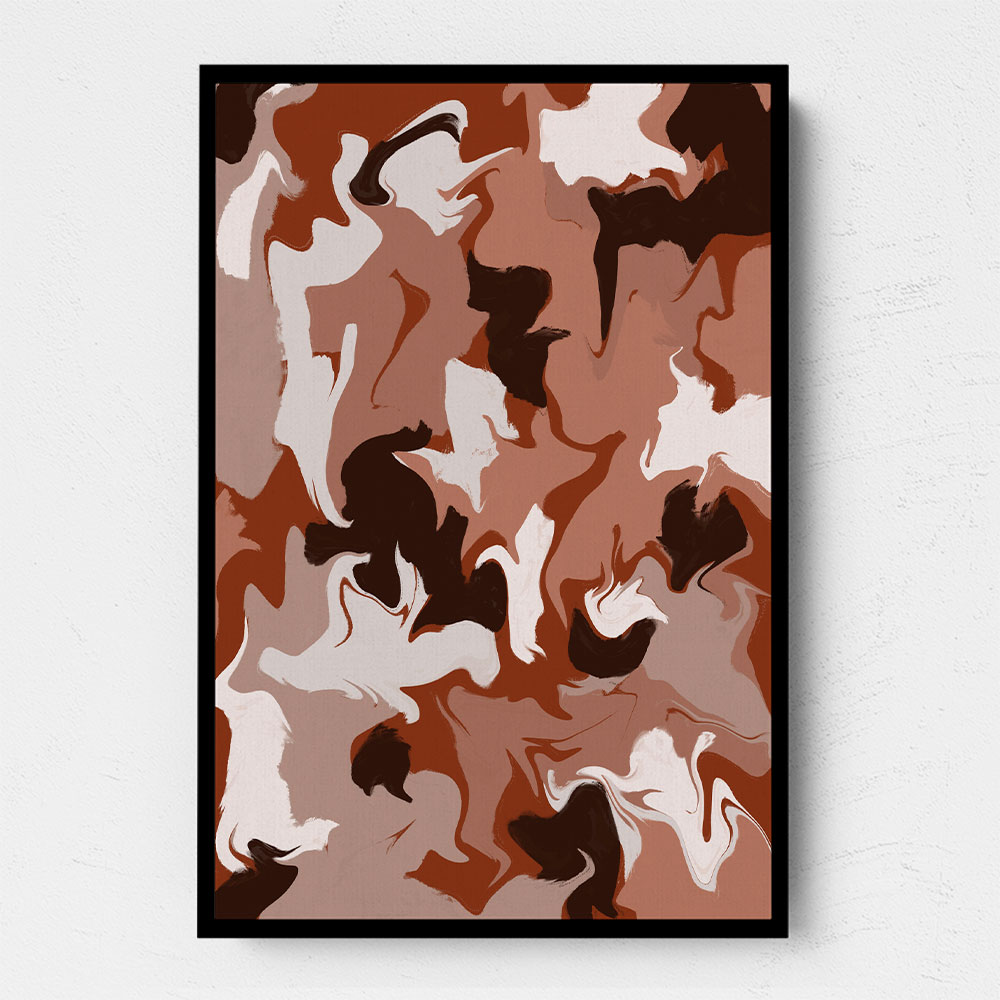 Liquid Earthy Strokes Pattern