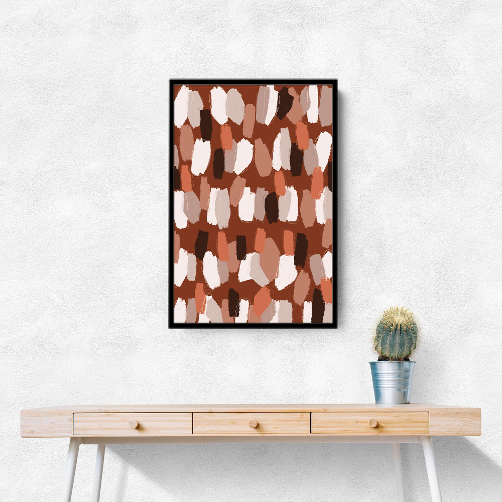 Pastel Earthy Strokes Pattern