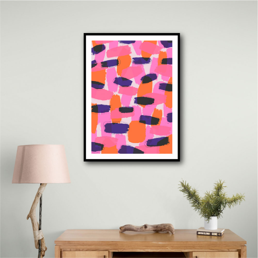 Pink And Purple Strokes