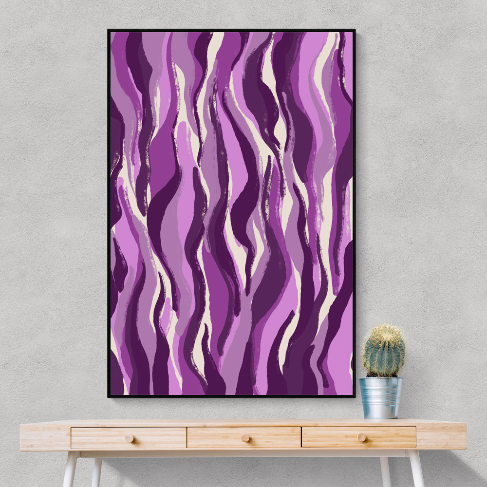 Purple Tiger Pattern