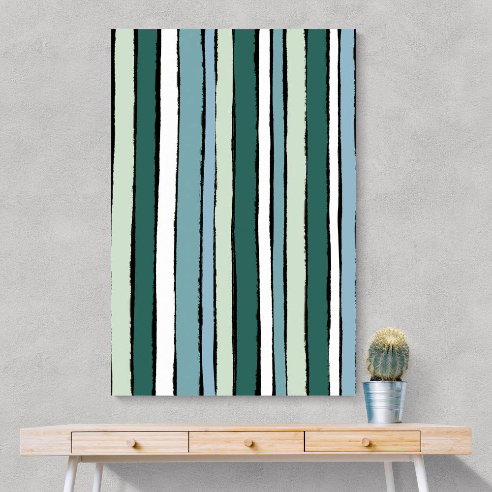 Smaragd Green Stripes