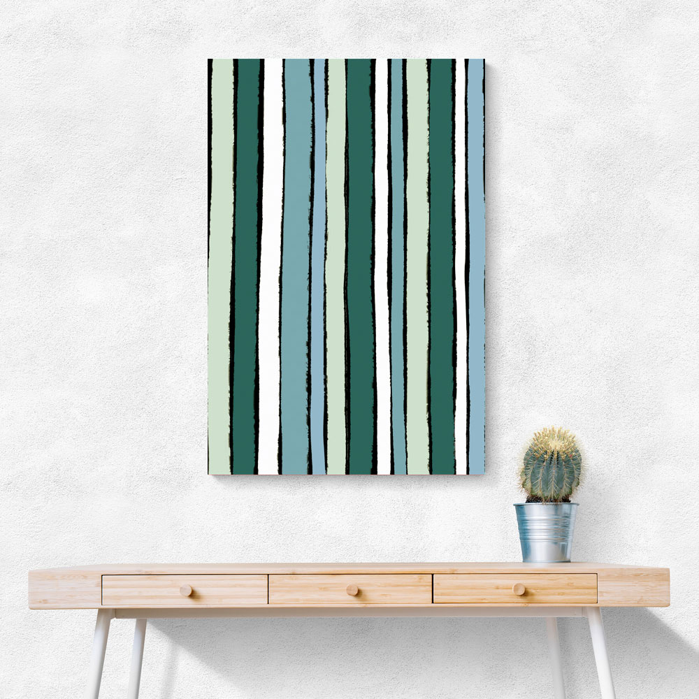 Smaragd Green Stripes