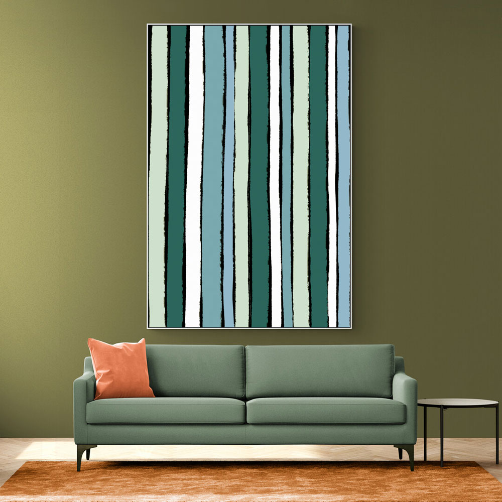 Smaragd Green Stripes