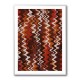 Earthy Color Zig Zag Pattern