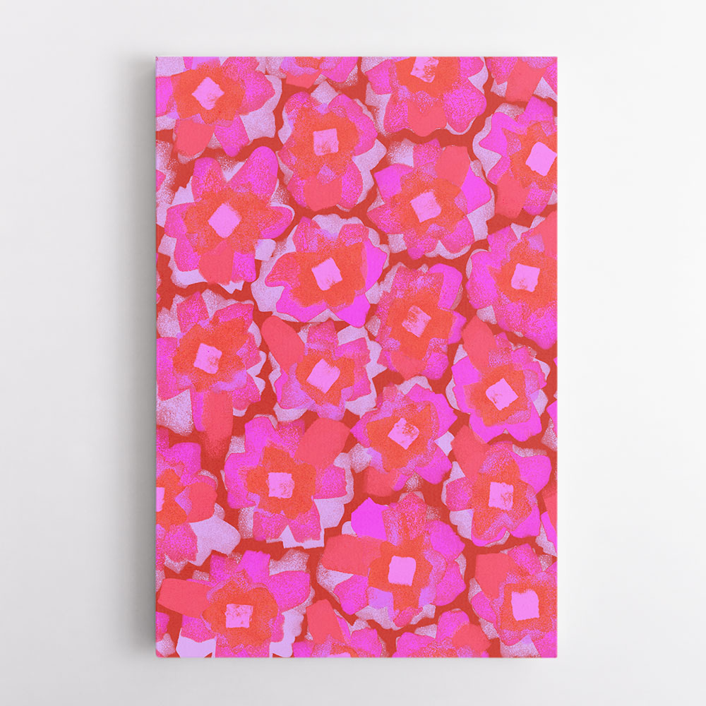 Cute Pink Blossom Pattern