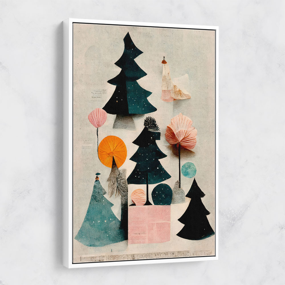 Cute Pine Tree Composition