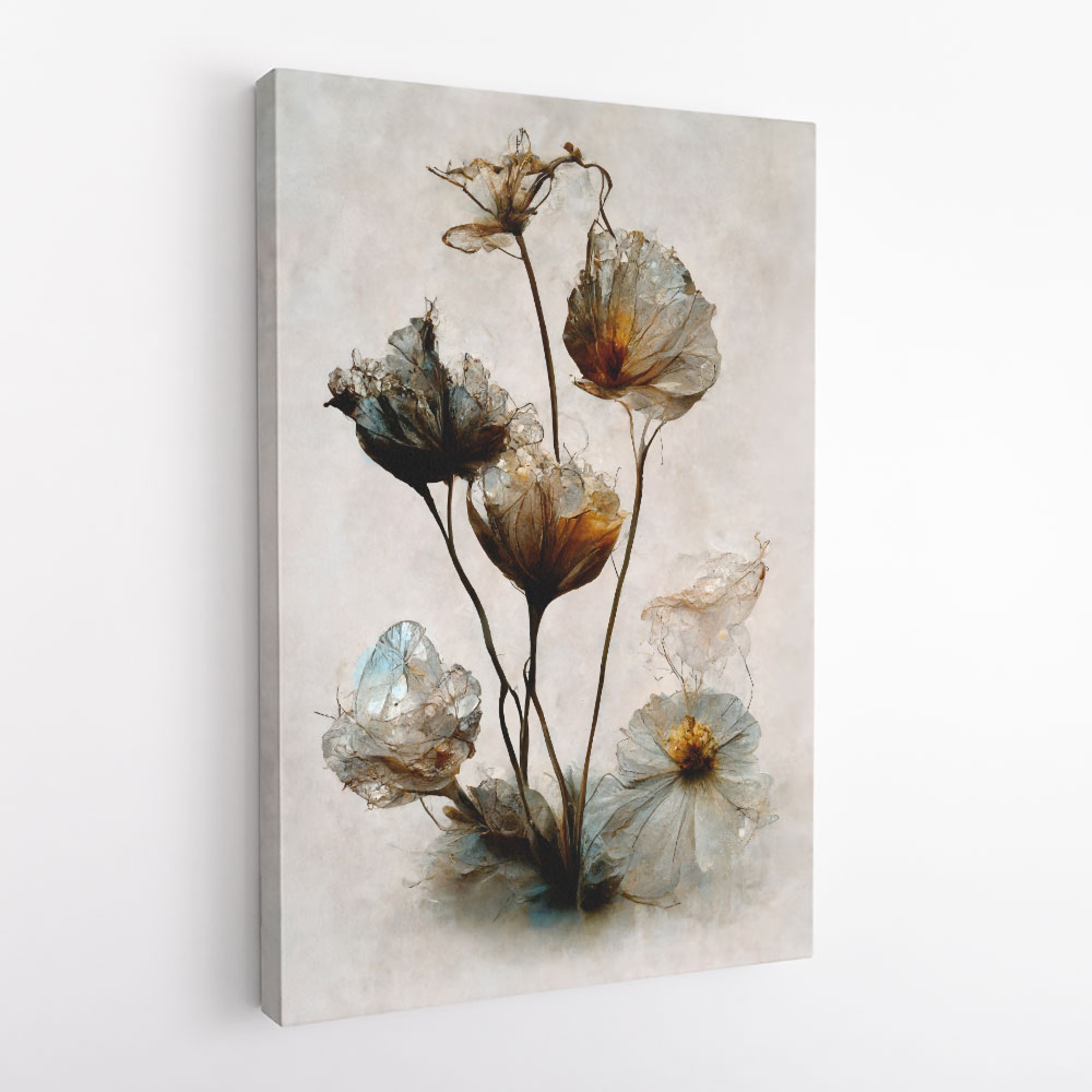 Crystal Flowers Wall Art