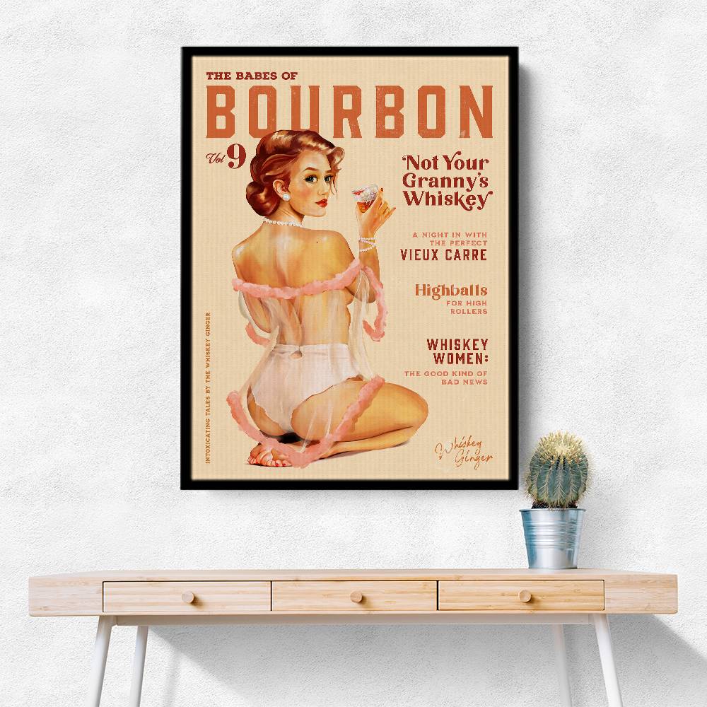 Babes of Bourbon Vol 9 Vintage Whiskey Pinup